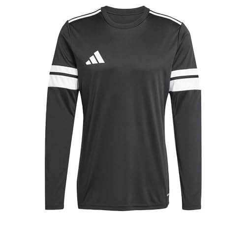 adidas Herren SQUADRA25 Jersey Long Sleeve, Black/White, XXL