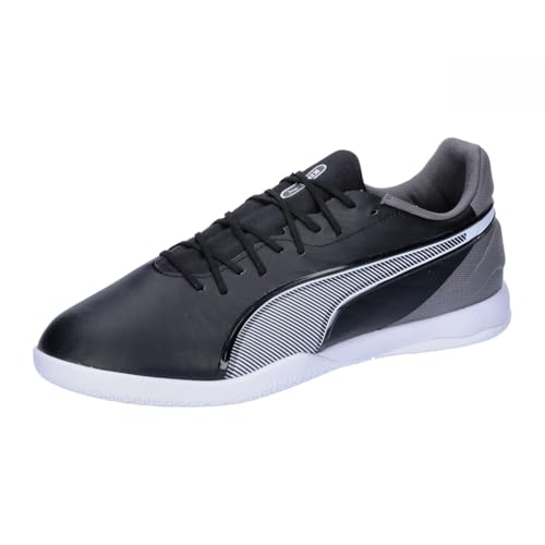 Puma Unisex Adults King Match IT Soccer Shoe, Puma Black-Puma White-COOL Dark Gray, 47 EU