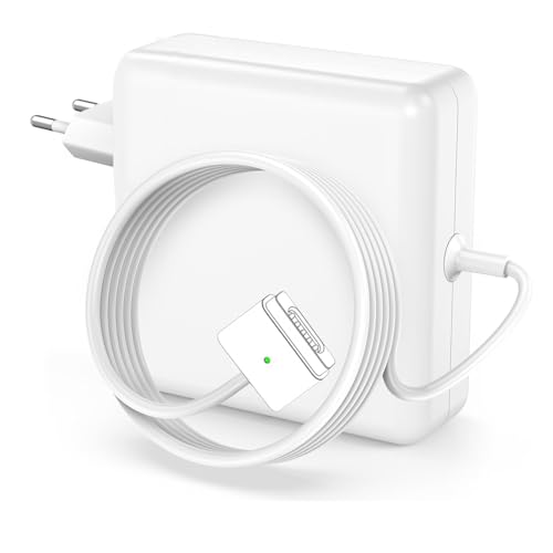 85W Laptop Ladegerät, T-Tip Ladekabel magnetischer Adapter, kompatibel mit MacBook Air/Pro 13-, 15- und 17-Zoll-Modellen (Mitte 2012 bis 2017), Modellen A1398, A1424, A1465, A1466, A1425, A1502