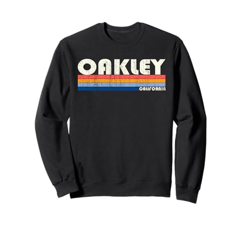 Oakley CA T-Shirt im Vintage-Stil, 70er-Jahre-Stil Sweatshirt
