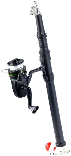 Speeron Angel: Kompakte Teleskop-Angelrute für Einsteiger und Reise, bis 150 cm (Reiseangel, Teleskop Angelruten Set, Picknick)