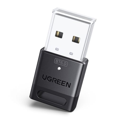 UGREEN Bluetooth 6.0 Adapter Dongle für PC, USB Bluetooth Stick für Maus, Tastatur, Kopfhörer, Handy, Controller, nur für Windows 11/10/8.1