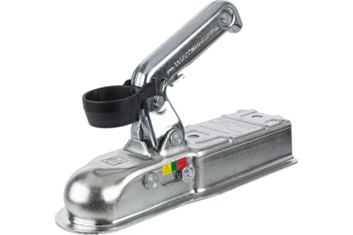 Winterhoff WW8-G Kugelkupplung Anhängerkupplung für 800kg Anhänger mit 60mm Vierkantdeichsel Zugmaul Zugkugelkupplung Kugelkopfkupplung Halterung