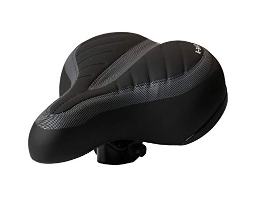 Benson 012457 Komfort Fahrradsattel Sattel Schwarz Typ E-Bike