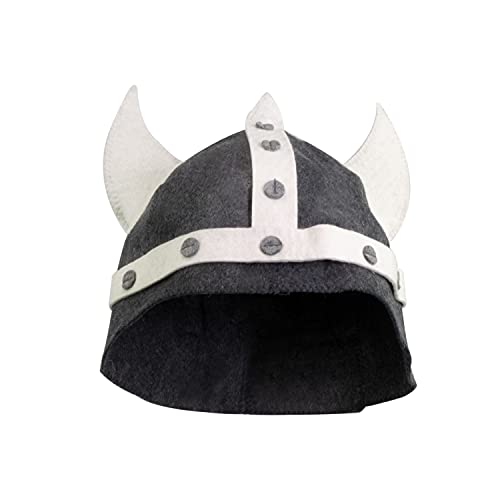 Saunahut - Modell Germanius (dunkel) - 100% Wollfilz - Saunamütze aus Filz für Damen und Herren