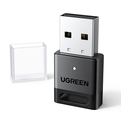 UGREEN Adapter Bluetooth 5.4 Dongle für PC, USB Bluetooth Stick für Maus, Tastatur, Kopfhörer, Handy, Controller, für Windows 11/10/8.1