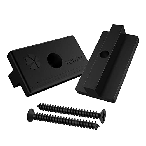 YOUTU® 200 Stück WPC Clips, Versteckte Befestigung mit T-Clip mit Schrauben, versteckte Befestigung mit Edelstahlschrauben, 6 mm Terrassenclips Kunststoff für WPC/BPC Dielen. (200 Stück WPC Clips)