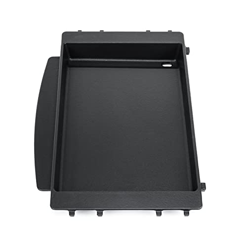 Onlyfire BBQ Gusseisen Plancha Grillplatte Grill Griddle für Weber Spirit 200/300 serie & Weber Spirit II ,7658, Gussplatte