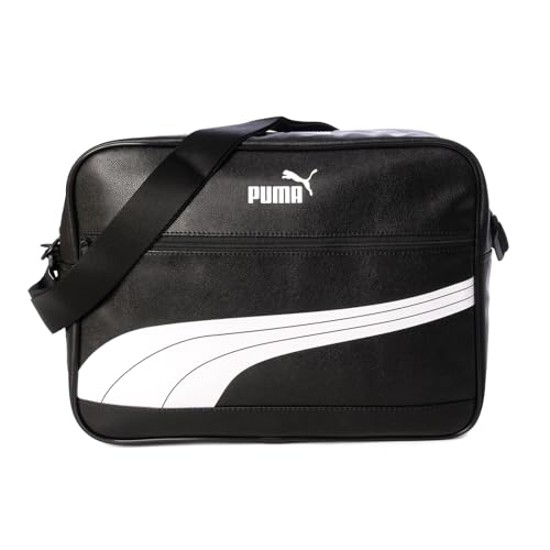 PUMA Unisex – Erwachsene Campus Reporter Retro umhängetasche (black/white)