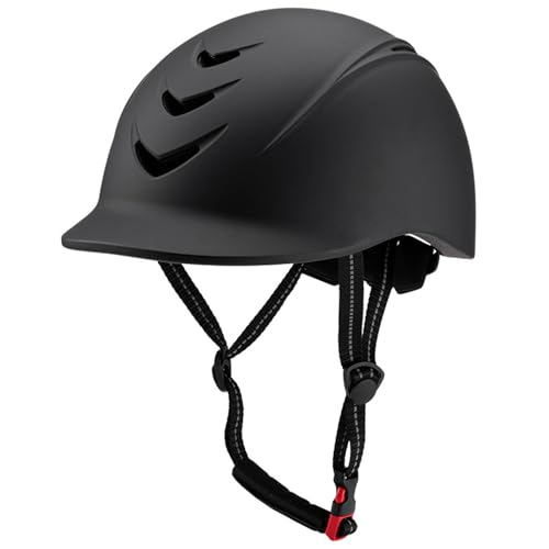 Reithelm, atmungsaktiver, weich gepolsterter Reithut mit verstellbarem Riemen, Sicherheits-Antikollisions-Reithüte und -Helme für Damen und Herren, Reithut, Reithüte -Helme