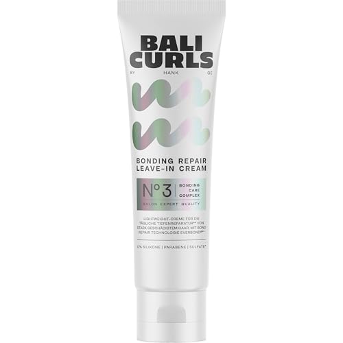Bali Curls Bonding Repair Leave-In Cream N°3 – Styling-Basis für definierte, geschmeidige Haare – Mit Everbond® Bond Repair Technologie – 150 ml