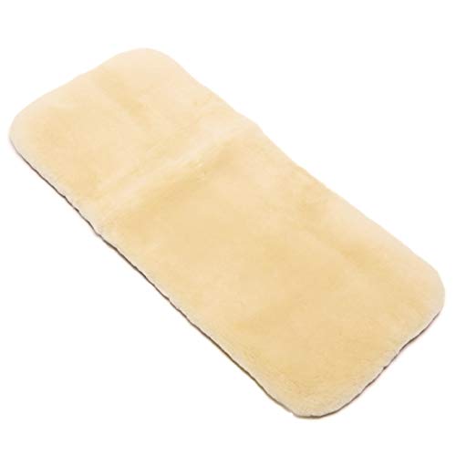 Lammfelleinlage für Fahrradanhänger von WERNER CHRIST Baby – universelle Einlage aus echtem medizinischem Fell, Sitzpolster für Kindersitze im Fahrradanhänger und Lastenfahrrad