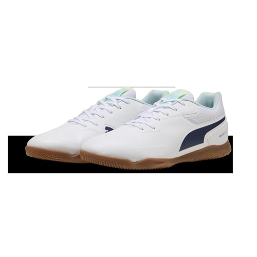 Puma Truco Iii Fußballschuh für Damen und Herren, Puma White Aqua Fizzy Light, 44 EU