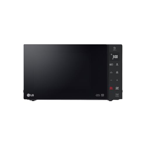 LG MH6535GDS Mikrowelle mit Grill und Smart Inverter, 25 L, 1000W Mikrowelle, 900W Grill, Automatikprogramme, Easy Clean, Schwarz