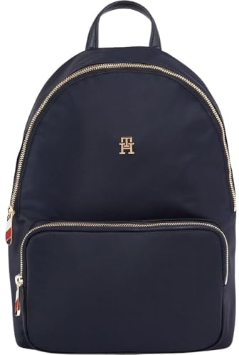 Tommy Hilfiger Damen Rucksack Poppy Backpack Mittelgroß, Blau (Space Blue), Einheitsgröße