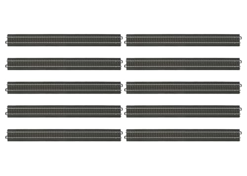 Märklin – 24360 - Gerades C-Gleis 360 mm (Inhalt: 10x) – stabiles Modellgleis – realistische Schotteroptik – sicheres Stecksystem – Zubehör Modelleisenbahn – ab 15 Jahren – Spur H0