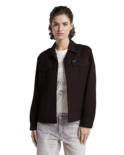 G-Star Damen Officer Jacke 2.0, Schwarz (dk black D25206-D522-6484), M