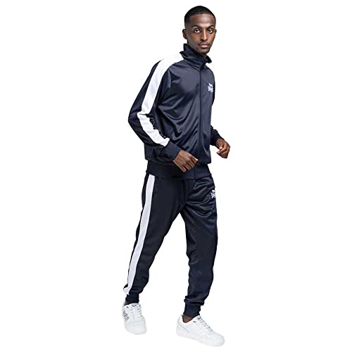 Lonsdale Herren Pember Training Suit, Dark Navy, L EU