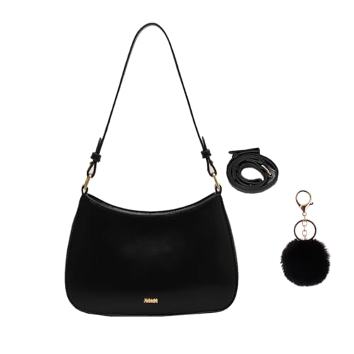 CHmiss Damen Klein Hobo Bag, Y2K Shoulder Bag Women,Damen Umhängetasche Schwarz,Y2K Crossbody Bag,Handtasche,PU Leder Umhängetasche,Für Frauen Dating Party Einkaufe