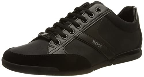 BOSS Herren Saturn_Lowp_mx Sneaker, 001 Black, 42 EU