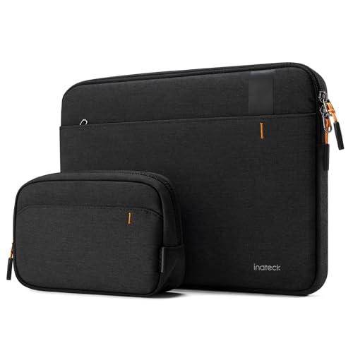Inateck 360° Schutz Laptoptasche Hülle, Kompatibel mit 13 Zoll MacBook Air M4 2025, M1/M2/M3 2018-2024, 13 Zoll MacBook Pro M1/M2 2016-2022, 12.3 Zoll Surface Pro 11/10/9/X/8/7/6/5/4/3