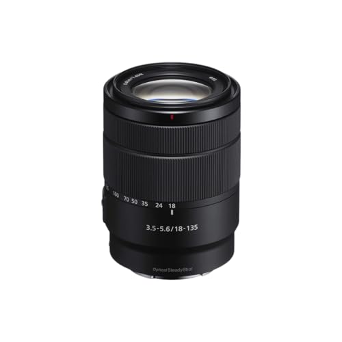 Sony SEL18135 – 18–135mm F3.5–5.6 OSS (APS-C Zoom-Objektiv mit Bildstabilisator, E-Mount, kompakt & leicht, ideal für Reisen, Alltag & Video, für Sony A6400, A6700 & ZV-E10, schwarz)