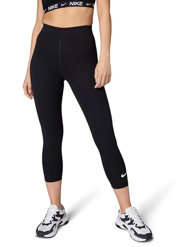 Nike Damen CLSC Hr 7/8 Lbr Leggings, Black/Sail, S