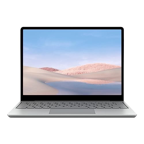 2020 Microsoft Surface Laptop Go mit Intel Core i5-1035G1 (12,4-zoll, 16GB RAM, 256GB SSD) (QWERTY Englisch) Platin (Generalüberholt)