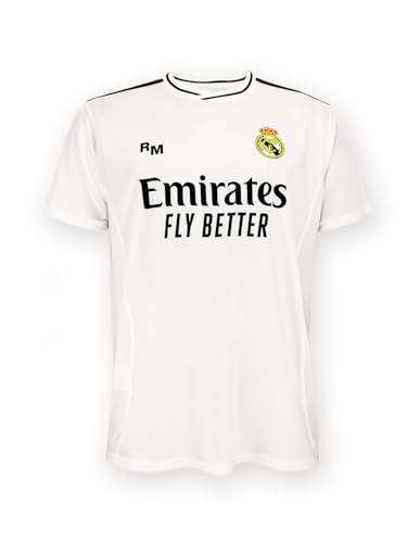 Real Madrid Home Trikot Saison 24/25, Weiß, M, Replik Shirt Mit Offizieller Lizenz