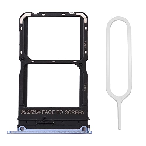 MMOBIEL Ersatz-SIM-Kartenfach, kompatibel mit Xiaomi Mi 10 / Mi 10 Pro – 6,67 Zoll – 2020 INCL. SIM-Kartenhalter – Grau