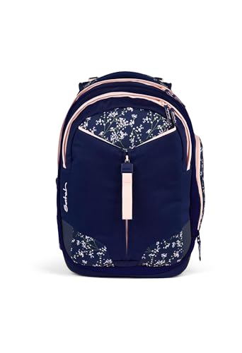 Satch match ab 5. Klasse, ergonomisch, 35 L Stauraum, standfest, Organisationstalent Bloomy Breeze - Dunkelblau