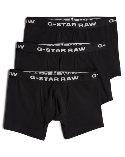 G-Star Herren Boxer-Shorts 3 Pack, Schwarz (Black/Black/Black D23771-D516-4248), M