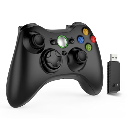 DYONDER Wireless Gaming Controller für Windows PC/PS3/Android/Switch/Steam Deck, Dual-Vibrate Gamepad Joystick Computer Game Controller mit Turbo/Hall Trigger