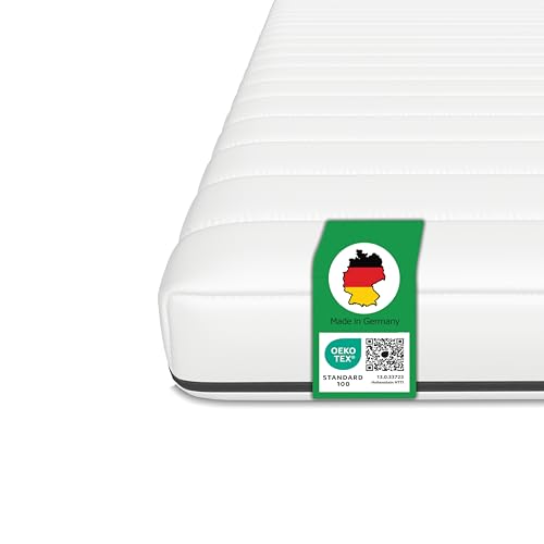 Schlaftroll Kaltschaummatratze 200x200 cm - H3 orthopädische Matratze mit ergonomischer Unterstützung, allergikerfreundlich - 11 cm Höhe