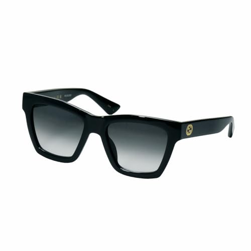 GUCCI Womens GG1714S Sunglasses, Black-Black-Grey, 54