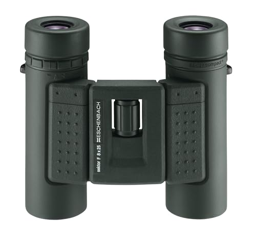Eschenbach Optik Fernglas Sektor F 8x25 - faltbares Weitwinkel-Fernglas für Wanderungen oder Vogelbeobachtungen mit Tragetasche - geeignet für Brillenträger