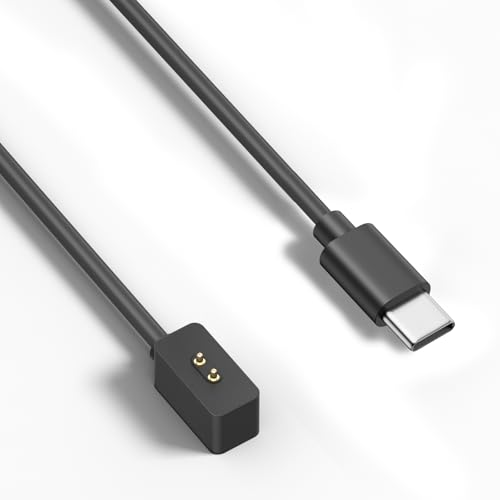 Tobfit ladekabel Ladegerät für Xiaomi Redmi Watch 3 Active/5 Active/5Lite/5/4/Band 2,Xiaomi Mi Band 10/9/8/9Pro/8Pro/9Active/8Active,1M USB C Uhr Magnetisches Ladekabel