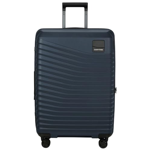 Samsonite Intuo - Spinner M, Erweiterbarer Koffer, 69 cm, 79/87 L, Blau (Blue Nights)