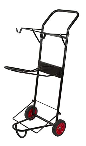 Kerbl Sattelcaddy, Sattelbutler, schwarz, Metall pulverbeschichtet, 78x48x127cm, 15kg, für Reiter, Reiterinnen, fahr- und klappbar