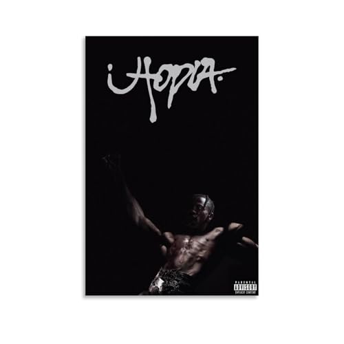 Generisch Travis Poster Scott Utopia Album Für Zimmer, Ästhetische Leinwand-Wandkunst, Schlafzimmer-Dekor Poster 12x18inch(30x45cm)