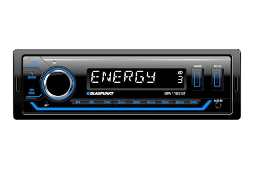 Blaupunkt BPA 1123 BT, 1-DIN Autoradio, Bluetooth, USB, Aux-Eingang, Sub-Out, Multicolour, 4x50Watt, 12V