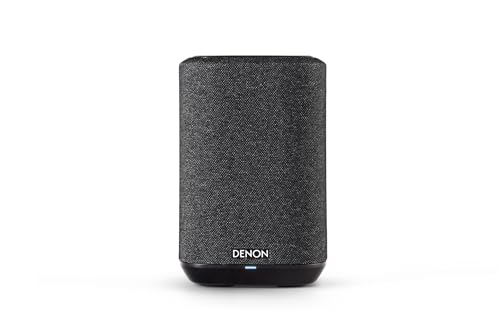Denon Home 150 NV kabelloser Lautsprecher mit integrierter HEOS Multiroom-Technologie, Bluetooth, Apple AirPlay 2, Schwarz