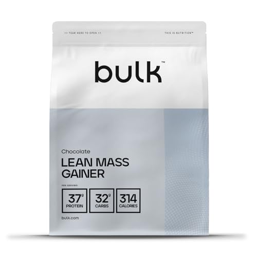 Bulk Lean Mass Gainer, Proteinshake, Schokolade, 1 kg, Verpackung kann variieren
