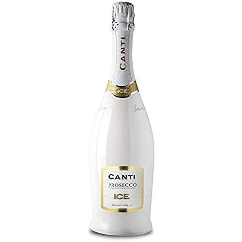 Canti - Sekt D.O.C. ICE, halbtrockener Eiswein, italienische Glera-Traube aus Veneto, knackiger und fruchtiger Geschmack, 1x750 ml