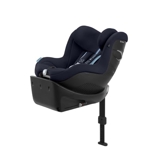 CYBEX Gold Kinder-Autositz Sirona Gi i-Size Plus inkl. Base, Ab ca. 3 Monaten bis 4 Jahre (Ab Geburt mit Neugeboreneneinlage), Max. 20 kg, 61 - 105 cm (Ab 40 cm mit Neugeboreneneinlage), Ocean Blue