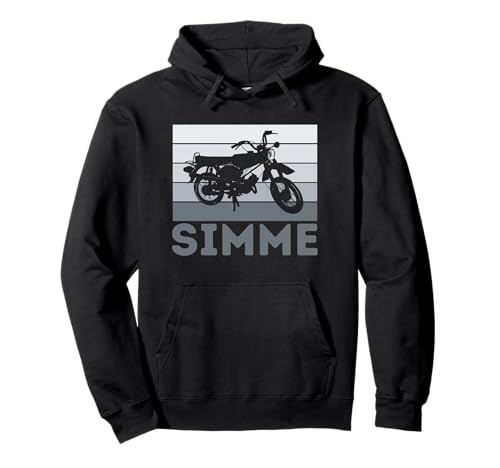 Simme Simson DDR Mofa Zweitakt S51 Vintage Pullover Hoodie