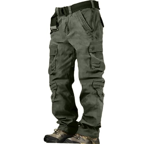 Generisch Cargo Arbeitshose Herren, Einsatzhose Groessen Arbeitsbekleidung Arbeit Einsatzhose Herren Erkek Men Kniepolster Set Schnittschutzhose Combat Taktische Hose, XL