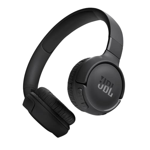 JBL Tune 520 BT Wireless On-Ear Kopfhörer – Mit JBL Pure Bass Sound, Bluetooth und leichtem, faltbarem Design – Bis zu 57 Stunden Musikwiedergabe – Schwarz