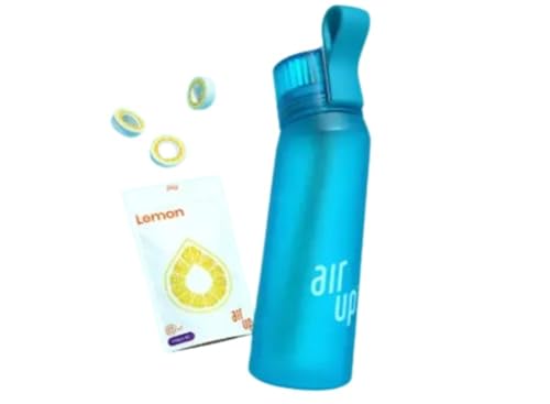 AIR UP Original Trinkflasche 650 ml 3 Pods + 1 Pod Gratis (Trinkflasche Kobalt Blo 650 ml)