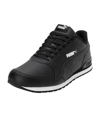 PUMA Unisex ST Runner v2 Full L Low-Top Trainer, Puma Black-Puma Black-Puma White, 44 EU